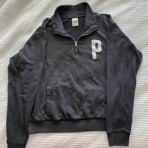 VS PINK EVERYDAY LOUNGE PERFECT QUARTER-ZIP